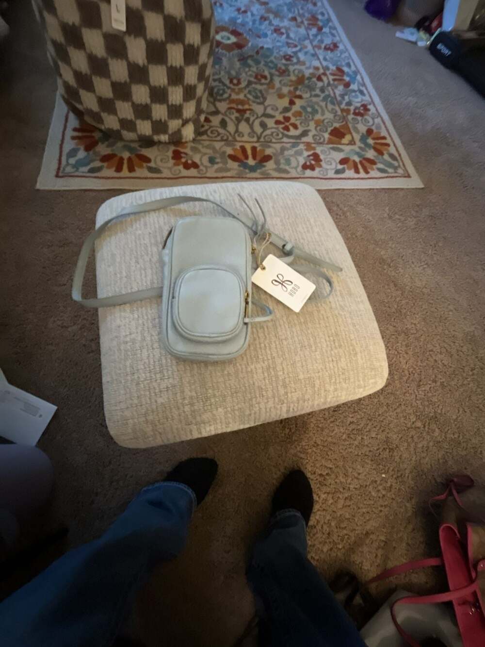 HOBO Discover Pebbled Leather Crossbody Bag